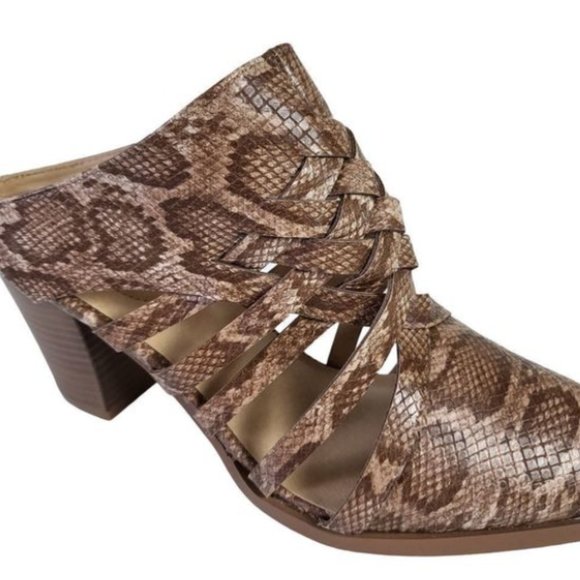 Comfort Est 1946 Snake Print Mules ★ ️️😎 💯 - Picture 1 of 6